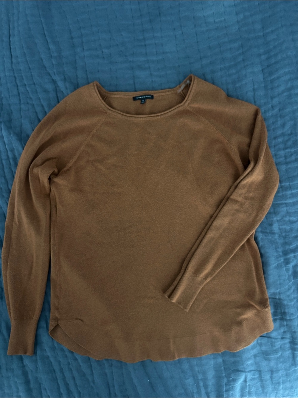 Rust Orange Knit Sweater